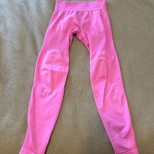 Lazuli Label Scrunch Seamless Ribbed Size Small Color Fuschia Pink BRAND NEW